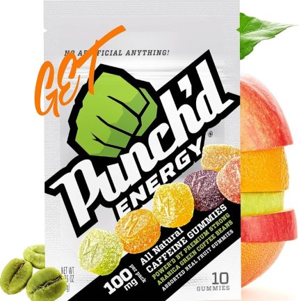 Punch'd Energy - All Natural Caffeine Gummies -