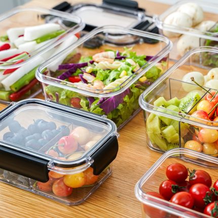 1pc Pack Food Storage Containers With Lids